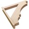 Ekena Millwork 6-in W x 42-in D x 42-in H Balboa Block Rough Cedar Woodgrain TimberThane Outlooker, Primed Tan OUTUR060X42X42BOA44RCPR - alternate 5